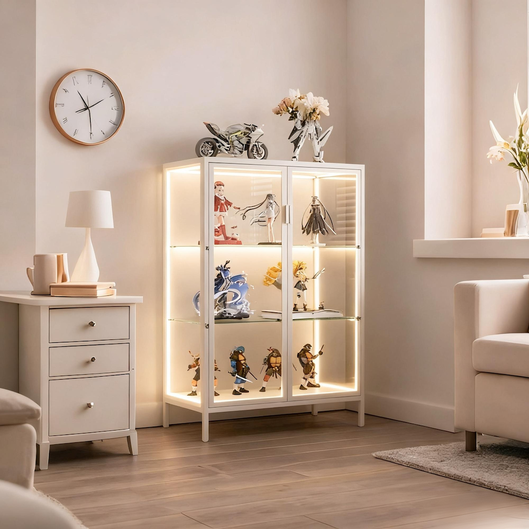 JUOL Living Aura Display Cabinet White
