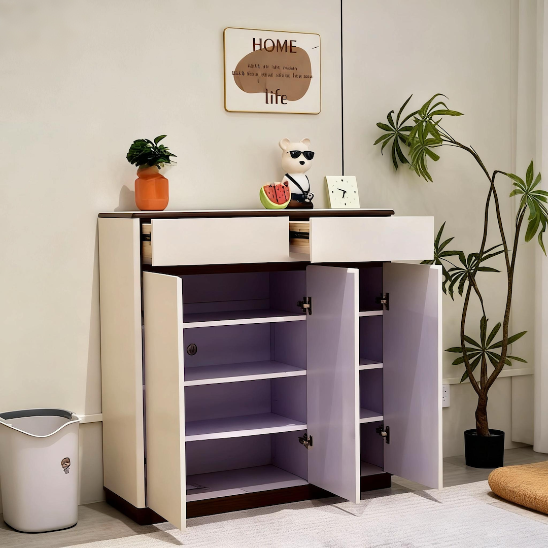 Zen Shoe Rack Zen Shoe Cabinet with Sliding Doors for Compact Spaces – JUOL Living