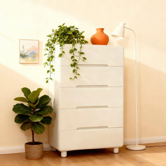 Pebble Five-Drawers Tallboy