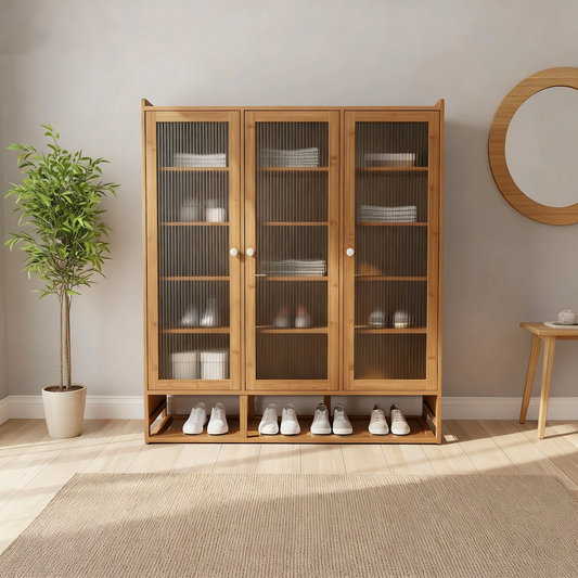 The Moso Clarity Shoes Cabinet